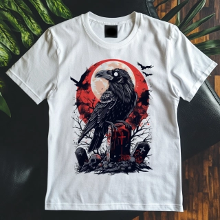 Dámské tričko - Cemetery Raven