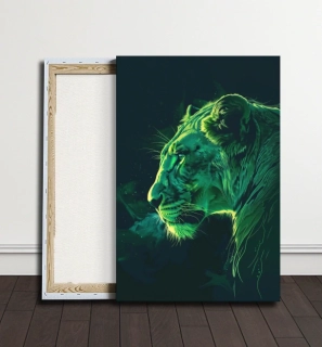 Párový obraz - Lvice