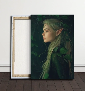 Párový obraz - Elfka