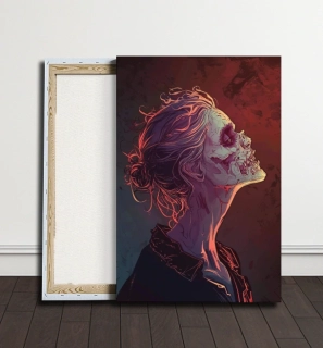 Párový obraz - Zombie žena