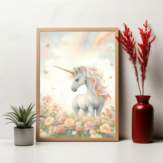 Plakát - Jasný jednorožec 
