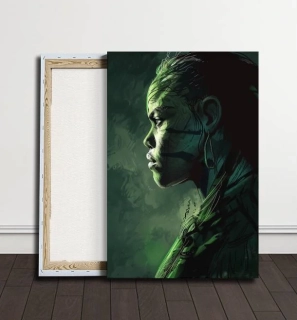 Párový obraz - Kmenová lovkyně