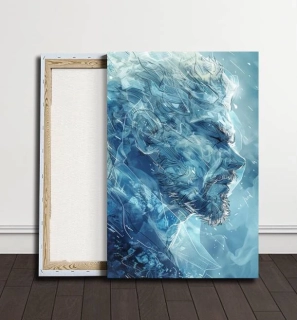 Párový obraz - Ledový muž
