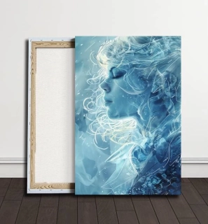 Párový obraz - Ledová žena