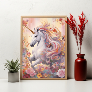 Plakát - Kouzelný jednorožec 