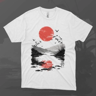 Dámské tričko - Japonská příroda