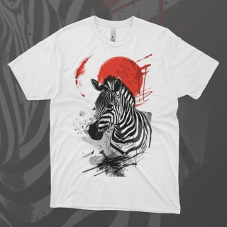 Pánské tričko - Zebra v Japonsku