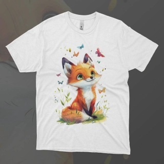 Dámské tričko - Větrná toulavá liška