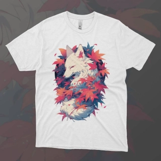 Pánské tričko - Sněžná jemná liška