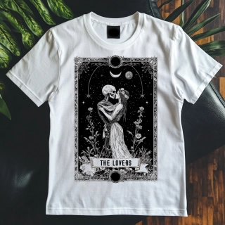 Dámské tričko - The Lovers – Milenci – Tarot – Velká arkána
