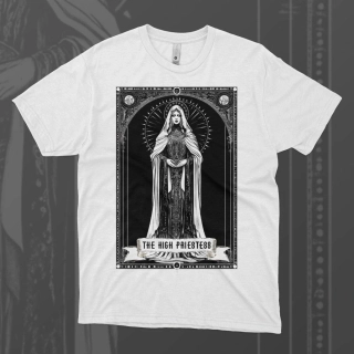 Pánské tričko - The High Priestess - Velekněžka - Tarot - Velká Arkána