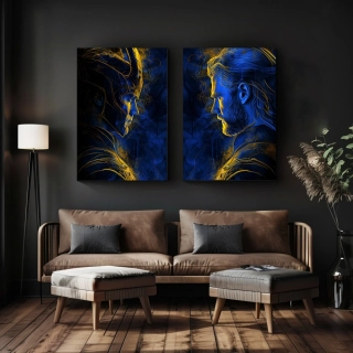 Set párových obrazů: Thor a Loki (2 ks)