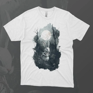 Pánské tričko - Bílý králík – White Rabbit