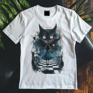 Pánské tričko - Kočka, co tu možná není – The Cat That Might Not Be