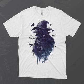 Dámské tričko - Prokletý Léčitel – Plague Doctor - Morový Doktor