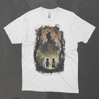 Pánské tričko - Jeníček a Mařenka - Temná Past