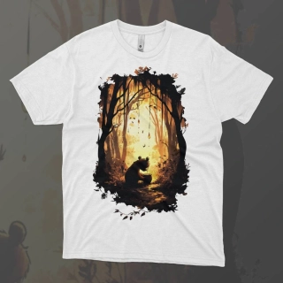 Pánské tričko - Medvídek Pú – Stíny Stokorcového Lesa