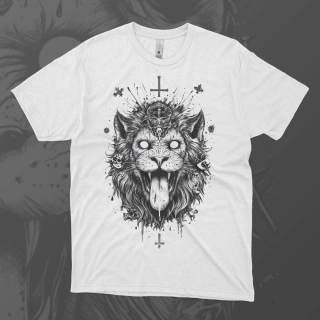 Dámské tričko - Lev Pekelného Slunce - Démonický bestiář