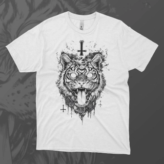 Pánské tričko - Tygr Krvavého Úsvitu - Démonický bestiář