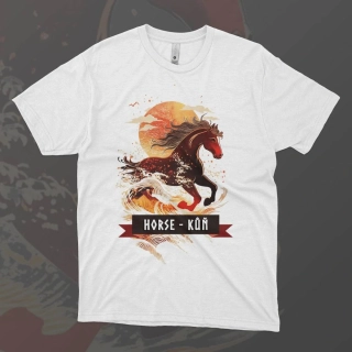 Dámské tričko - Kůň - Čínský zvěrokruh