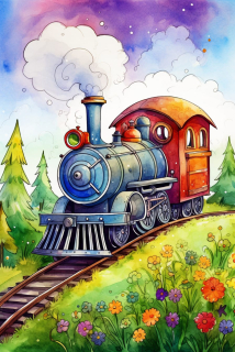 Obraz - Vláček do země snů