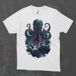 Dámské tričko - Kraken - Pohádka o temných hlubinách