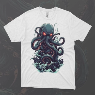 Dámské tričko - Kraken - Temné vody spí