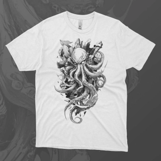 Dámské tričko - Kraken - Z hlubin temného moře