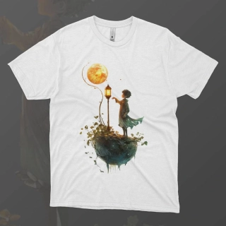 Pánské tričko - Lampářovo světlo - Malý princ - Le petit prince