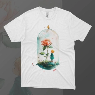 Dámské tričko - Strážce růže - Malý princ - Le petit prince