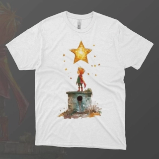 Dámské tričko - Studna v poušti - Malý princ - Le petit prince