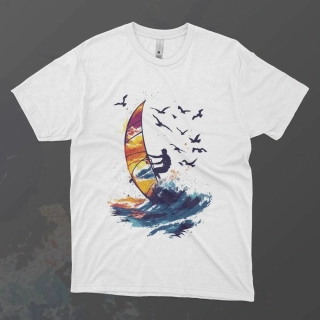 Dámské tričko - Adrenalin na větru - Svobodná příroda