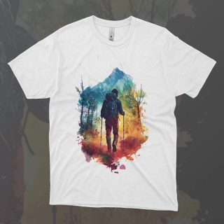 Dámské tričko - Bouřlivý trek - Svobodná příroda