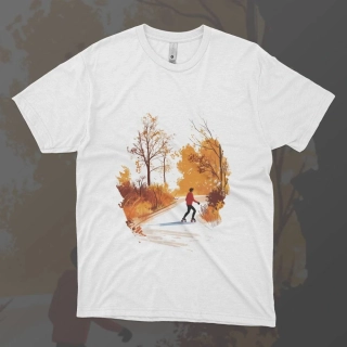 Dámské tričko - Brusle, vítr a volnost - Svobodná příroda