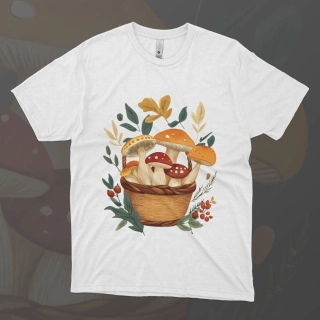 Dámské tričko - Košík pokladů z lesa - Svobodná příroda