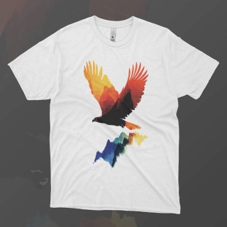 Dámské tričko - Letící dravec - Svobodná příroda