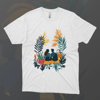 Dámské tričko - Piknik pod korunami stromů - Svobodná příroda