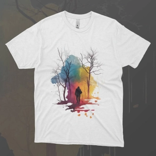 Dámské tričko - Ranní hřeben - Svobodná příroda