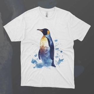 Pánské tričko - Tučňák císař - Svobodná příroda