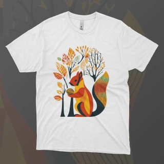 Pánské tričko - Veverčí poklad - Svobodná příroda