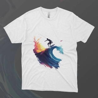 Dámské tričko -  Vlna síly - Svobodná příroda