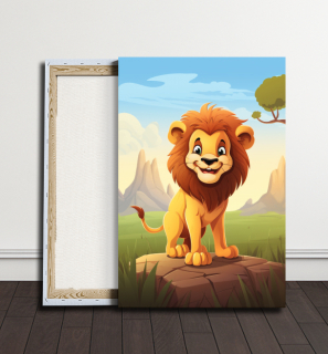 Obraz - Lví radost v krajině