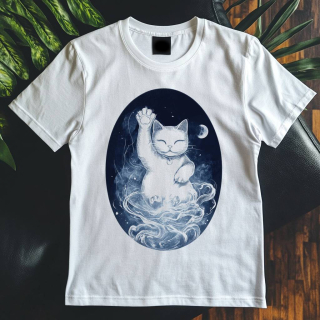 Pánské tričko - Maneki Neko volá štěstí