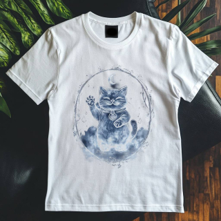 Dámské tričko - Maneki Neko ze štěstí měsíce