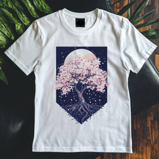 Dámské tričko - Sakura alej v květu