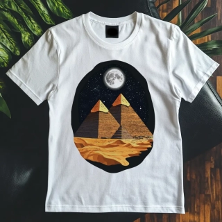 Dámské tričko - Tři pyramidy tyčí se k nebi