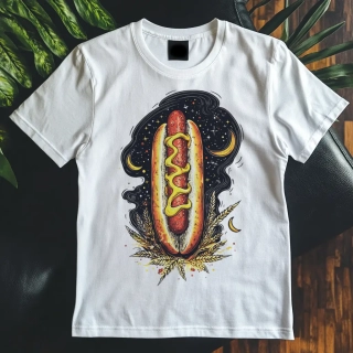Dámské tričko - Hot Dog noční hlad
