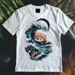 Dámské tričko - Sushi mořský vzpomínka