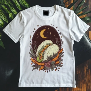 Dámské tričko - Taco barevný večer