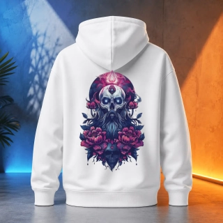 Unisex mikina - Graveyard Skull